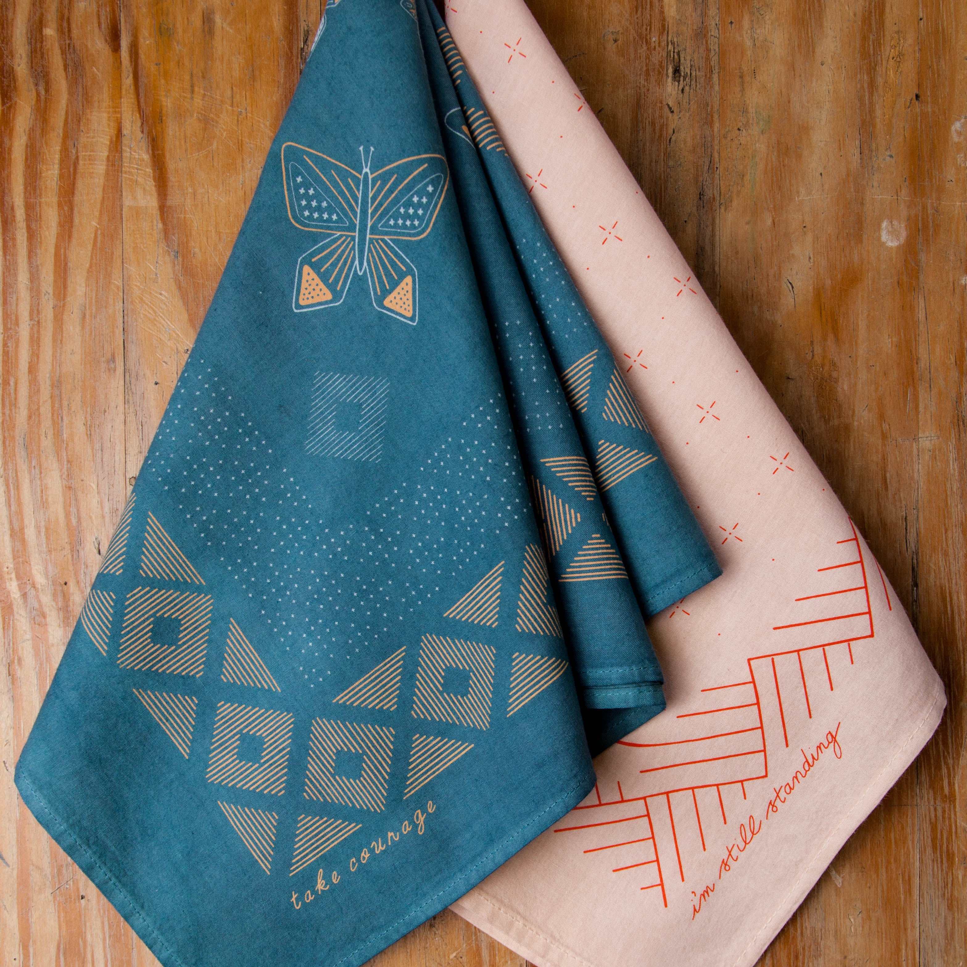 sneak peek at new bandanas!