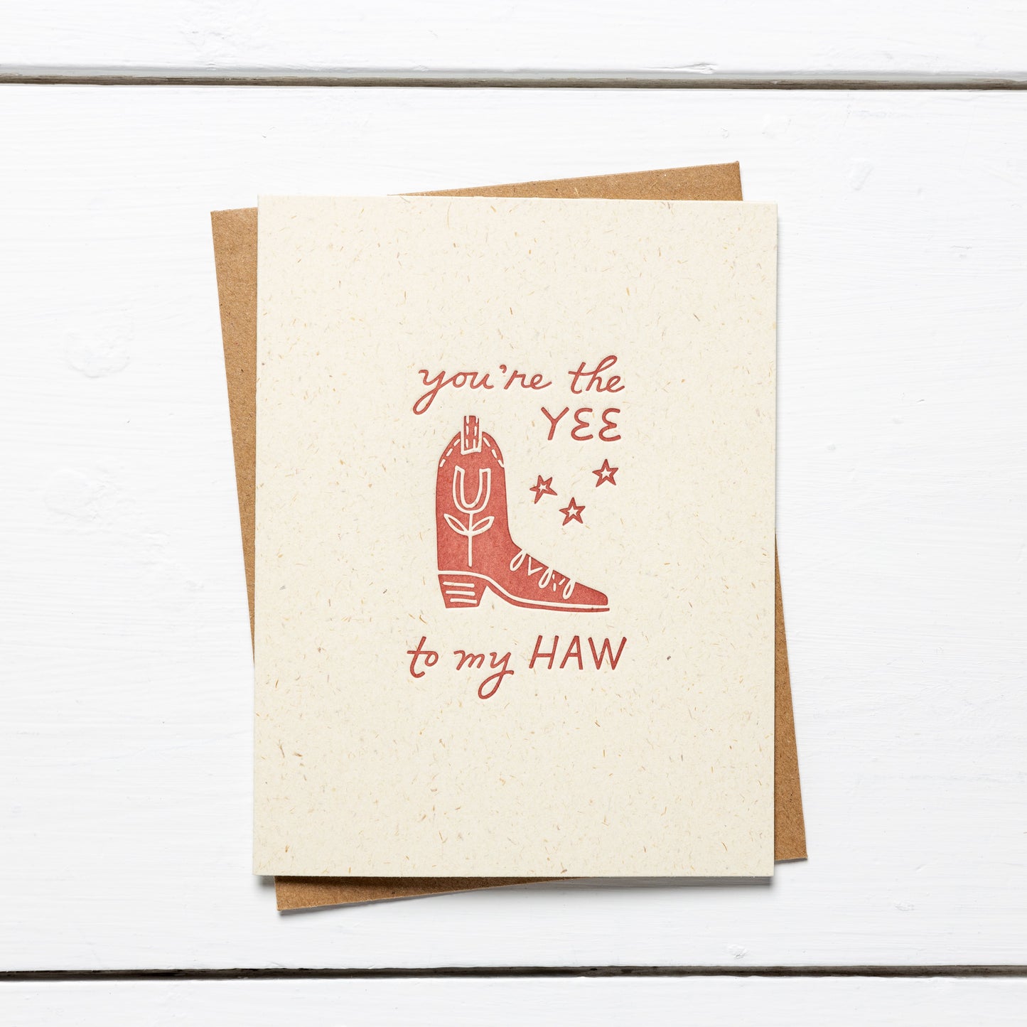 boxed set of 6 letterpress greeting cards