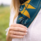 'love your neighbor' silk scarf