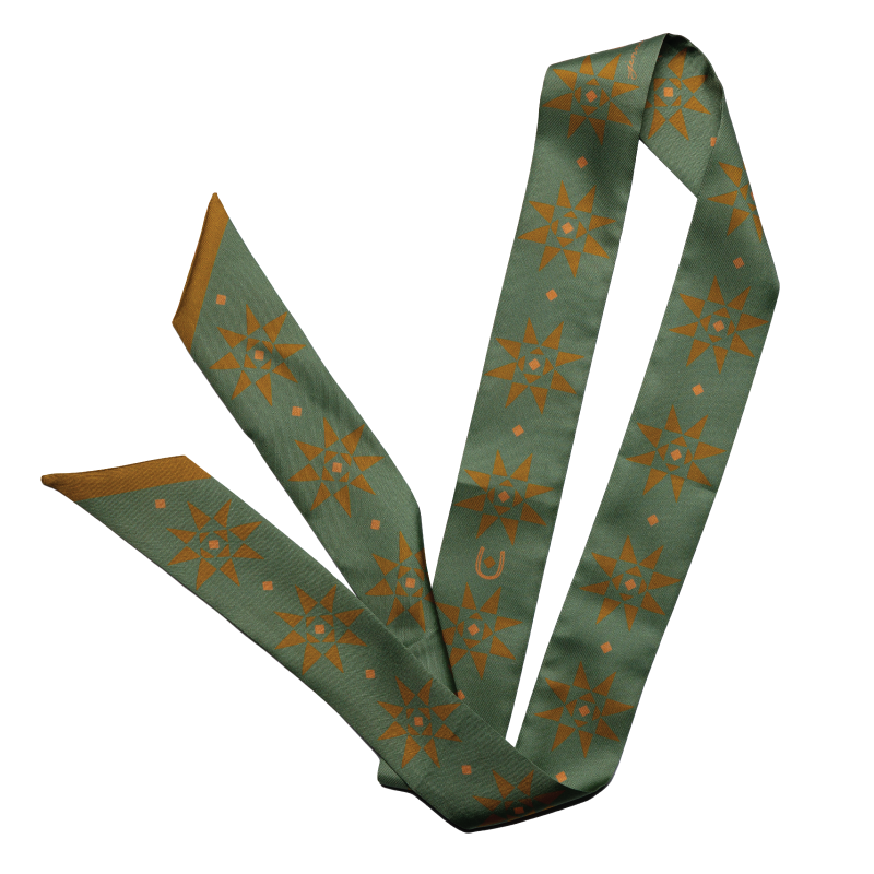 'love your neighbor' twilly scarf