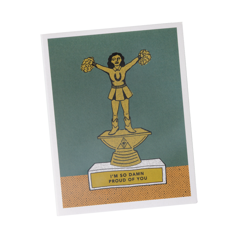 i'm so damn proud of you greeting card