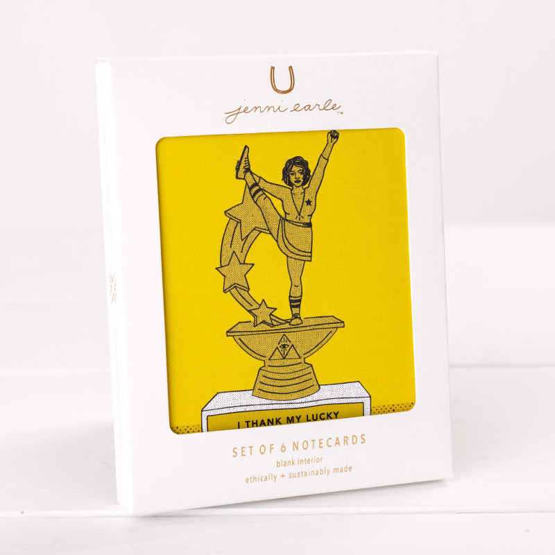 i thank my lucky stars for you greeting card