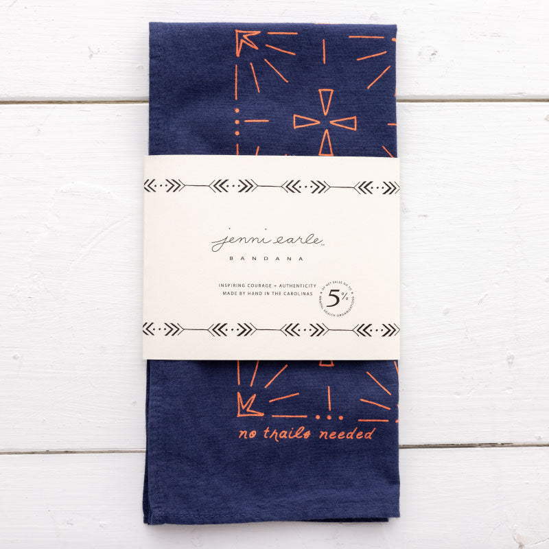 LTD RUN 'no trails needed' bandana