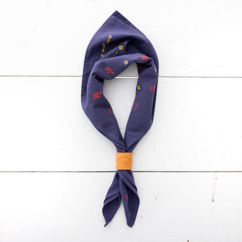 leather bandana slide