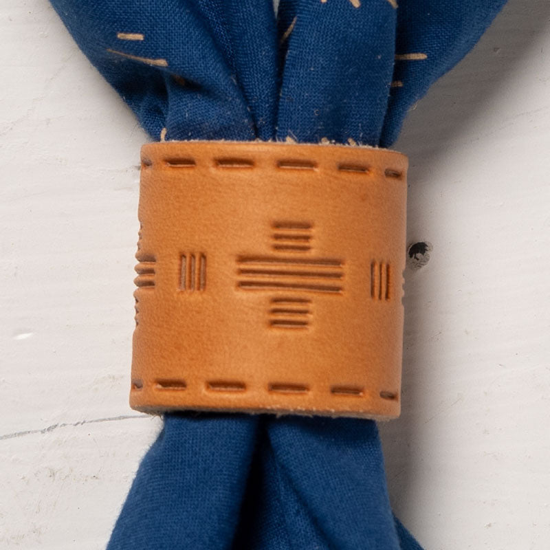 leather bandana slide