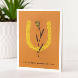 i'm so damn grateful for you greeting card