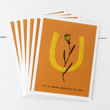 i'm so damn grateful for you greeting card