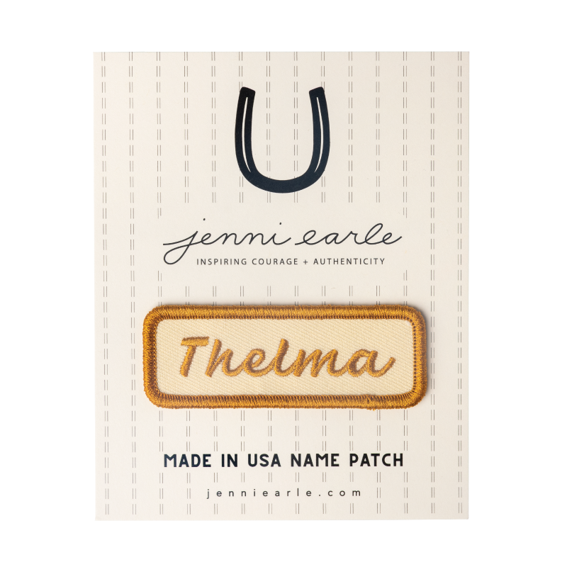 "thelma" name patch