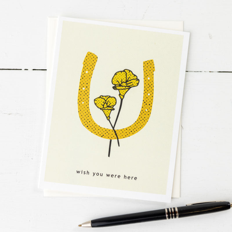 boxed set of horseshoe greeting cards