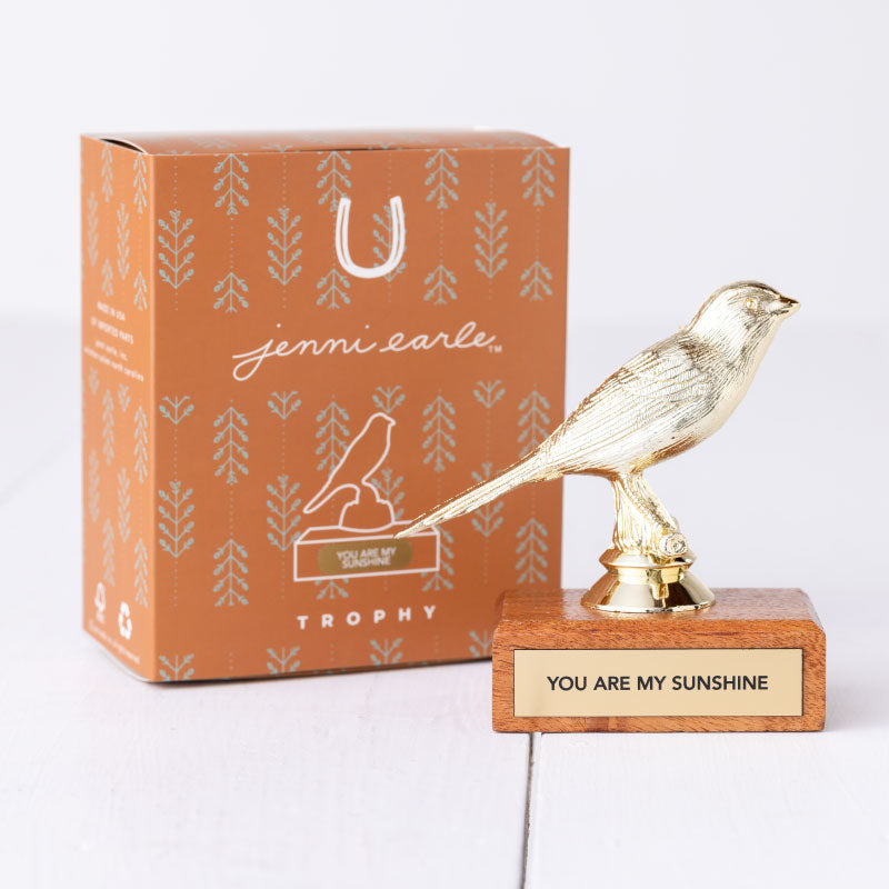 YOU ARE MY SUNSHINE trophy