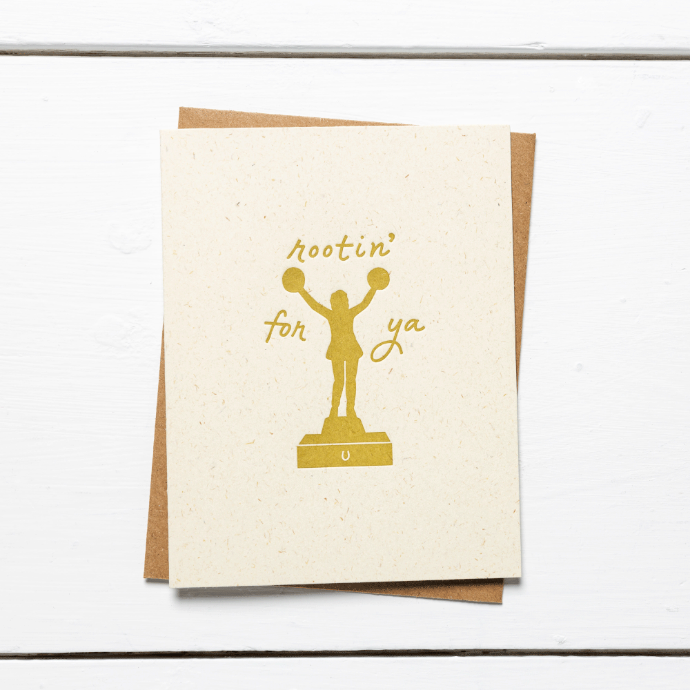 rootin' for ya notecard