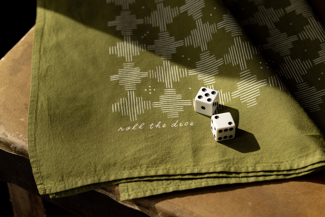 new bandana: roll the dice
