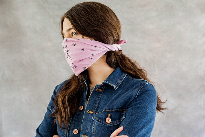 bandana face mask for coronavirus [COVID-19] protection