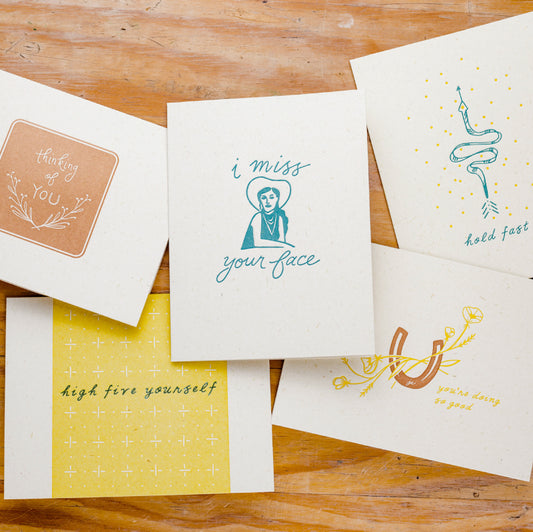 All treats, no tricks: NEW note cards