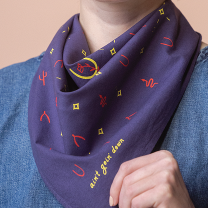 'ain't goin down' heritage bandana