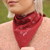 'blaze a trail' heritage bandana
