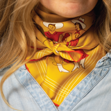 'buck up buckaroo' silk scarf
