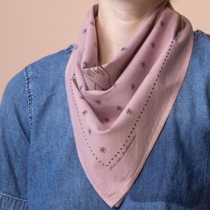 'chin up buttercup' heritage bandana