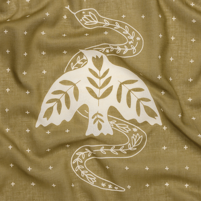 'feel the fear' voile bandana