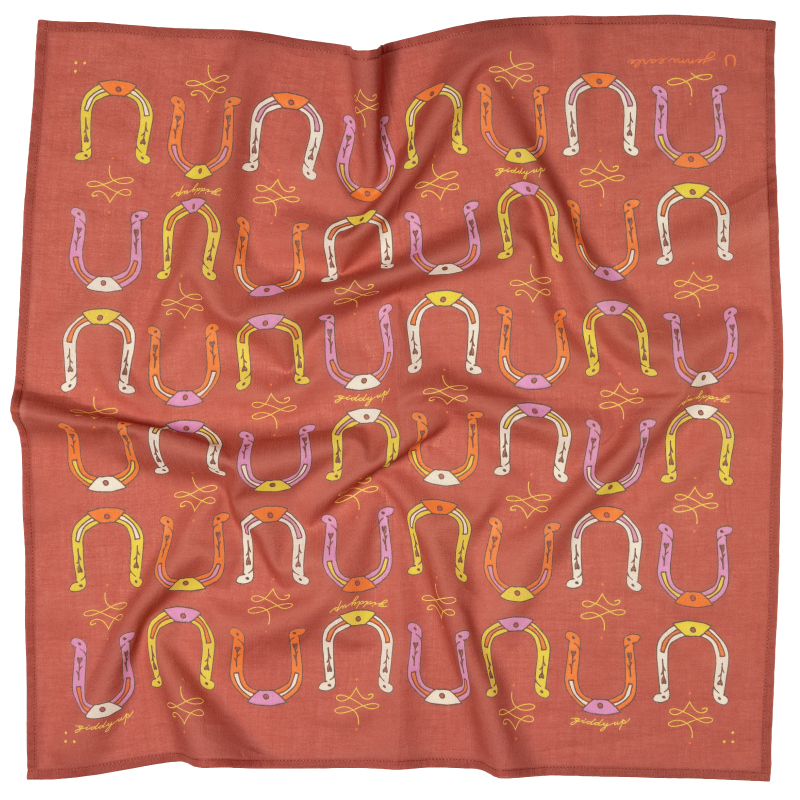 'giddy up' voile bandana
