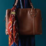 'giddy up' silk scarf