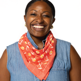 'hope dies last' voile  bandana