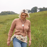 'I am free' silk scarf