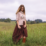 'I am free' silk scarf