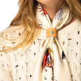 diamond + studded leather slide