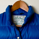 royal blue vintage L.L.Bean one-of-a-kind vest