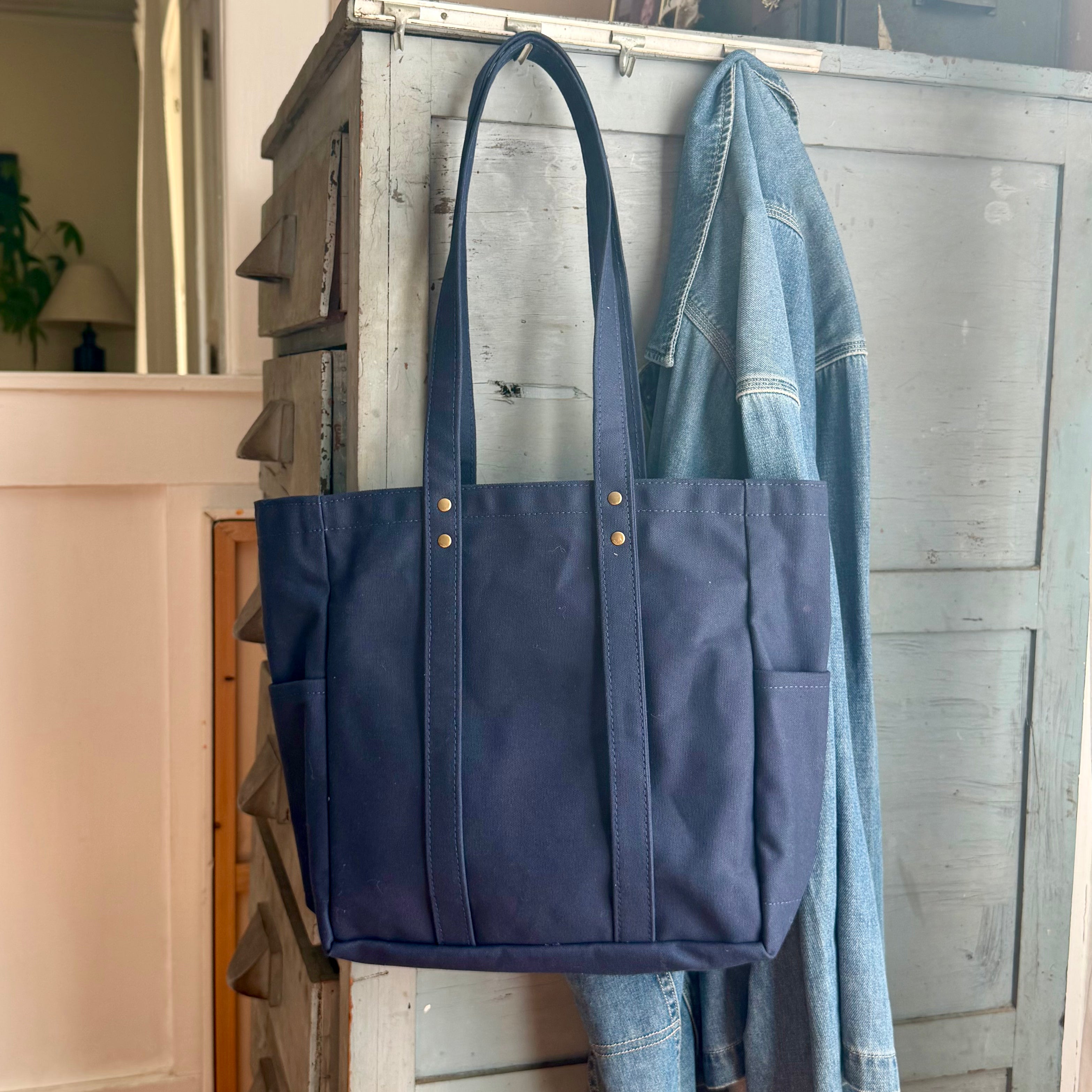 J. Stark Franklin Tote - Navy