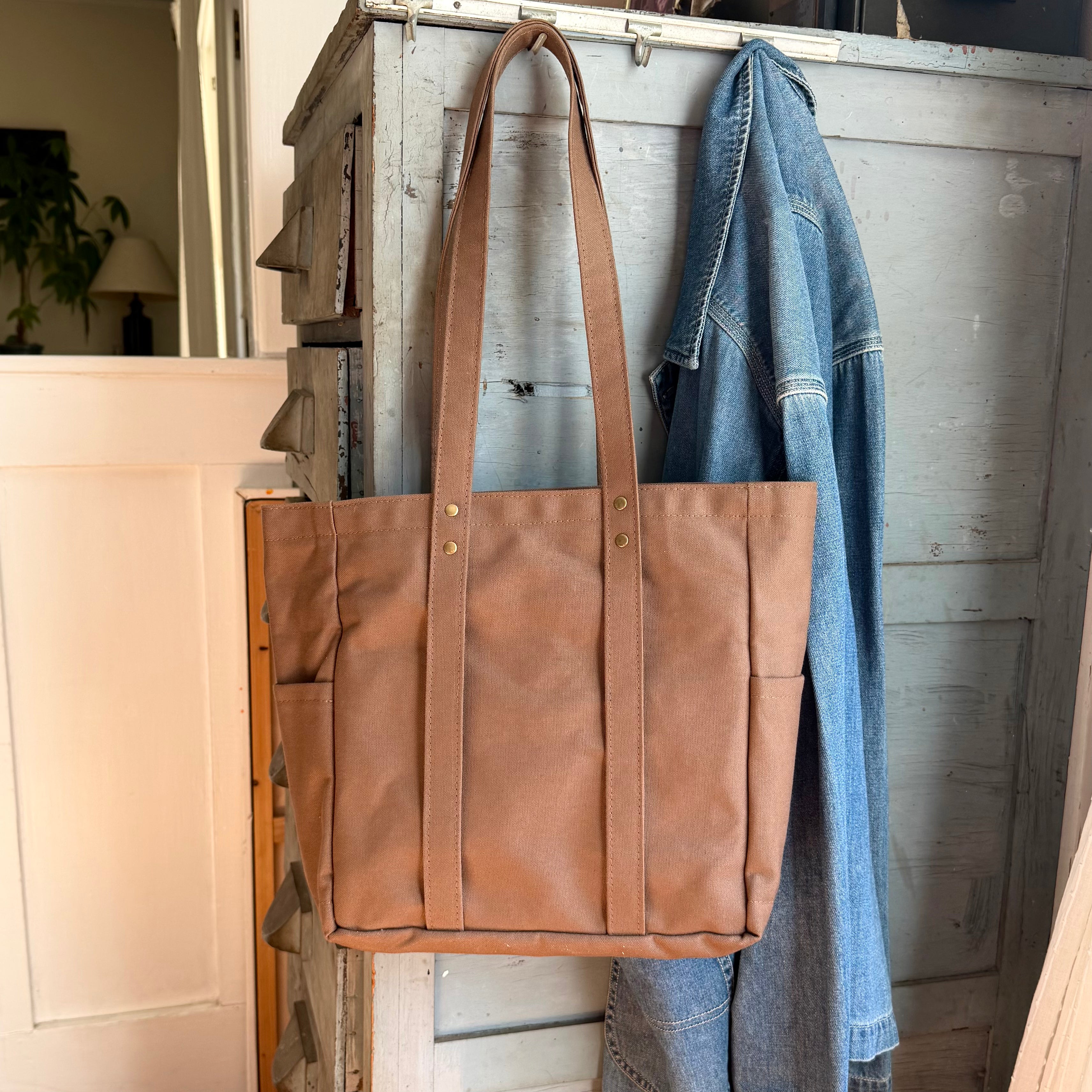 J. Stark Franklin Tote - Tobacco