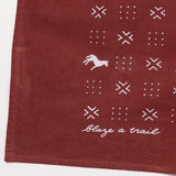 'blaze a trail' heritage bandana