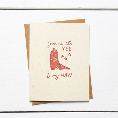 boxed set of 6 letterpress greeting cards