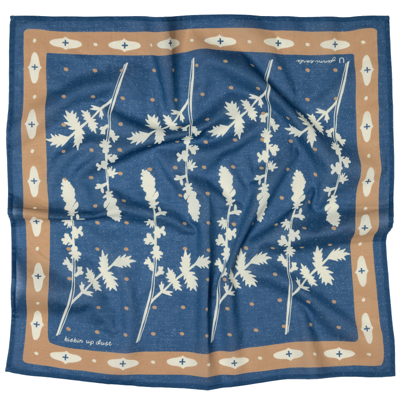 'kickin' up dust' voile bandana
