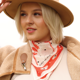 'kickin' up dust' voile bandana