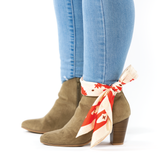 'kickin' up dust' silk scarf