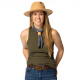 arch patterned leather slide