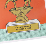this actually is my first rodeo greeting card