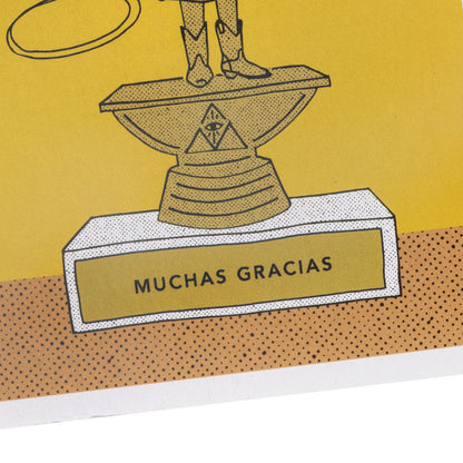 muchas gracias greeting card
