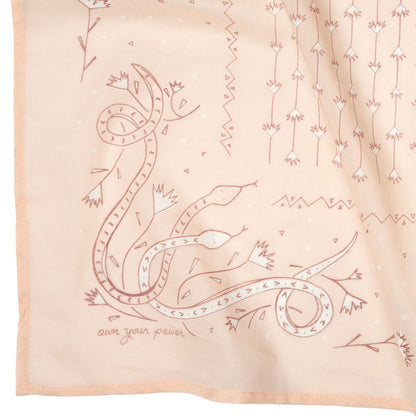 'own your power' voile bandana