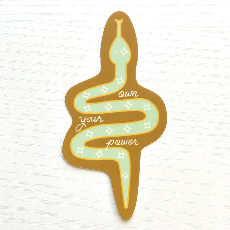 own your power sticker – Jenni Earle