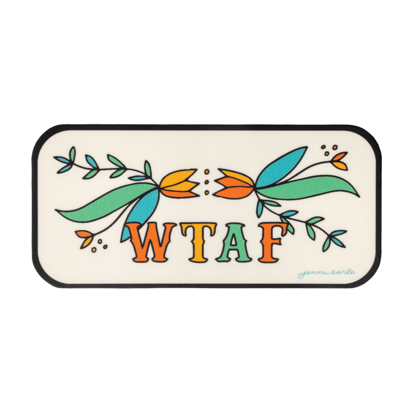 WTAF sticker