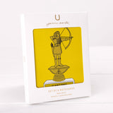 it ain't easy being a badass greeting card