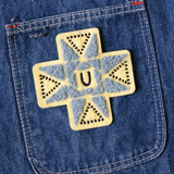 "barn quilt" chenille patch