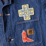 "barn quilt" chenille patch