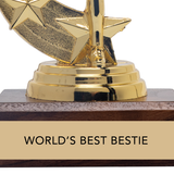WORLD'S BEST BESTIE trophy