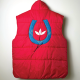 vintage bright red one-of-a-kind vest
