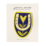 bloomin' love chenille patch