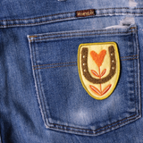 bloomin' love chenille patch